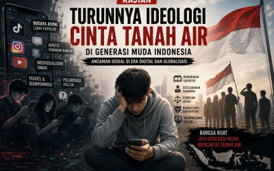 Kajian Turunnya Ideologi Cinta Tanah Air di Generasi Muda Indonesia: Ancaman Sosial di Era Digital dan Globalisasi
