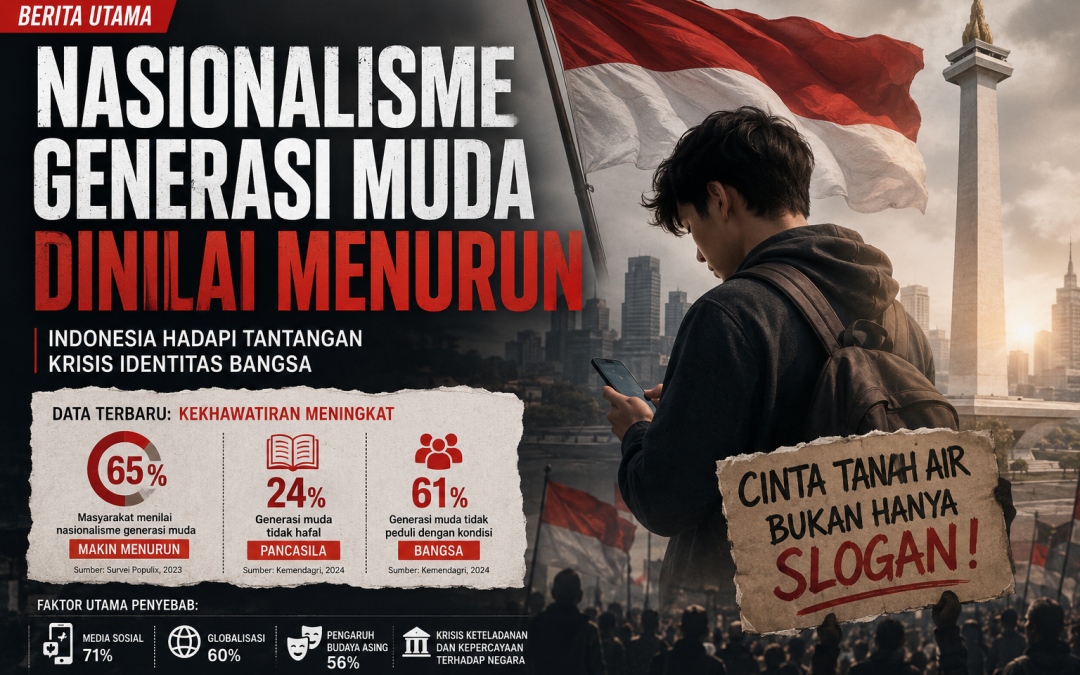 Nasionalisme Generasi Muda Dinilai Menurun, Indonesia Hadapi Tantangan Krisis Identitas Bangsa