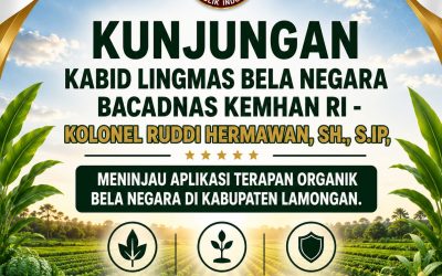 Kunjungan BACADNAS KEMHAN RI di Kabupaten Lamongan, Dukung Terapan Organik Bela Negara