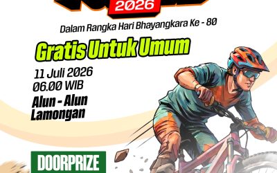 Polres Gelar Lamongan Bhayangkara Fun Bike 2026, Gratis untuk Masyarakat! Door prize Sepeda Motor Listrik