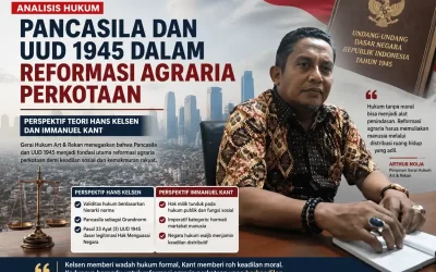 Pancasila dan UUD 1945 dalam Reformasi Agraria Perkotaan: Perspektif Teori Hans Kelsen dan Immanuel Kant